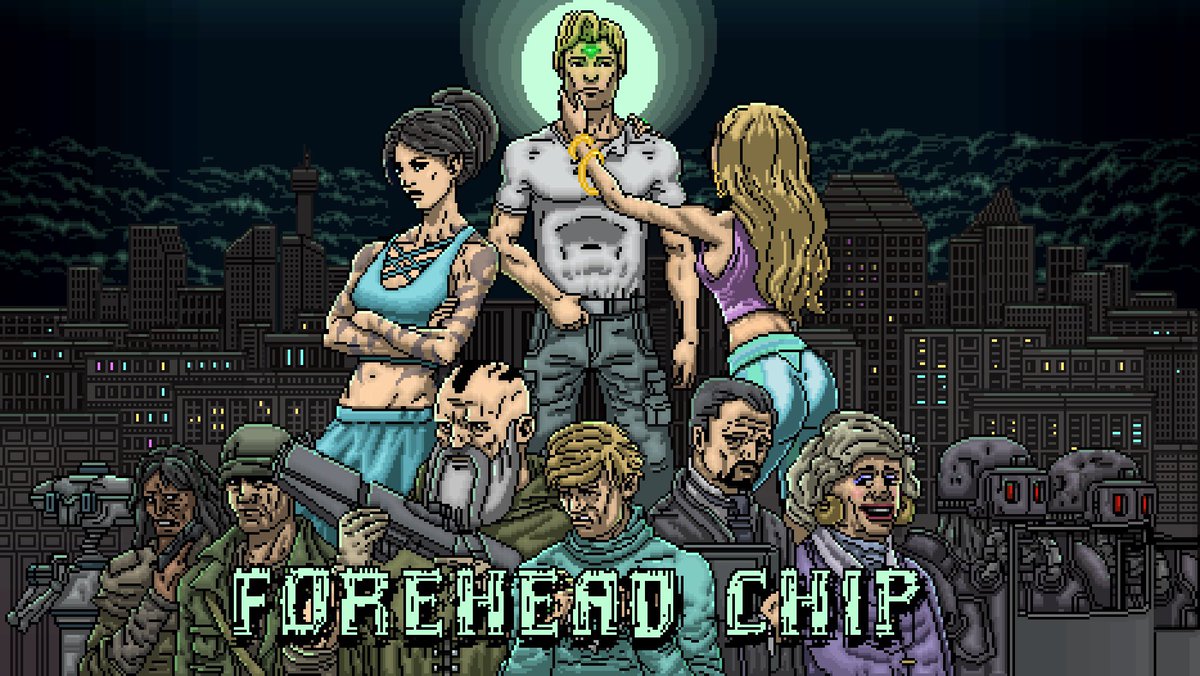 kingaurorus's tweet photo. Excited to say I’ve been working on #foreheadchip by Naturally Intelligent as a sound designer! 80’s style games are always a blast to work on 😎

#indiegame #indiedev #sounddesign https://t.co/kclMVdxfIo