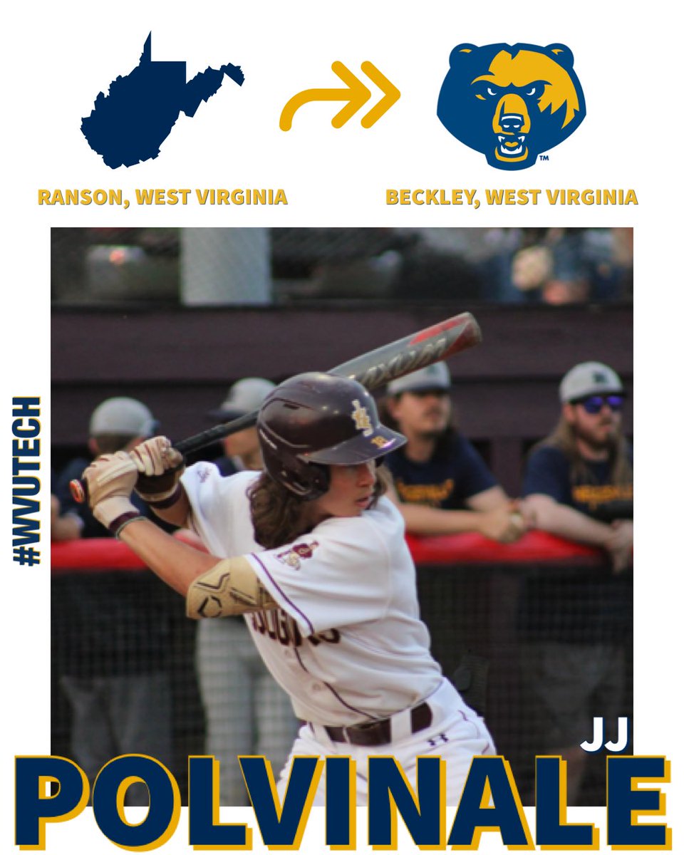 We are excited to announce the addition of JJ Polvinale to the 2024 @WVUTechBase roster. Polvinale, who graduated from Jefferson High School, plans to study business management as a Golden Bear.
