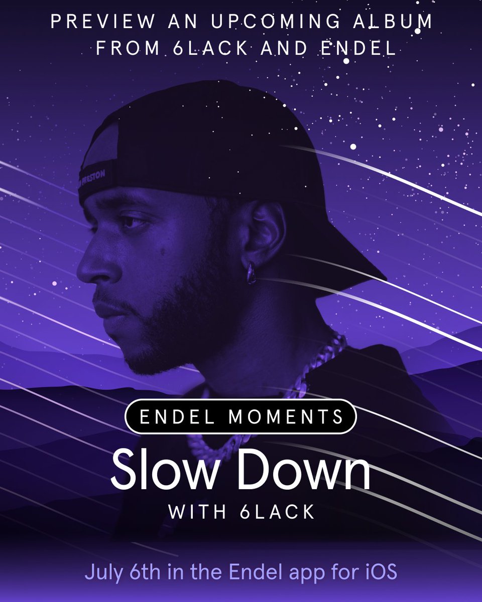 Endel (@endelsound) on Twitter photo Endel and <a href="/6LACK/">black</a>  have teamed up 🔮  
Preview the sleep-supporting version of “Since I Have a Lover” with a real-time collective listening session!   
Join us via Endel app on iOS on July 6th.   
RSVP NOW -> endel.page.link/rnrv Endel and <a href="/6LACK/">black</a>  have teamed up 🔮  
Preview the sleep-supporting version of “Since I Have a Lover” with a real-time collective listening session!   
Join us via Endel app on iOS on July 6th.   
RSVP NOW -> endel.page.link/rnrv