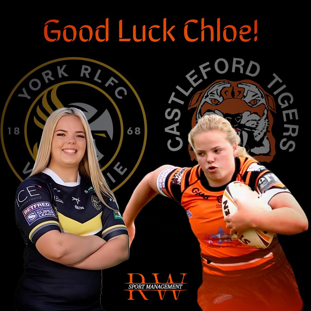 🟠⚫️ SMITH RETURNS ⚫️🟠 

Following the announcement from York earlier today, @chloe_smith_04 has joined Castleford Tigers Women on dual registration.

#castlefordtigerswomen #castlefordtigers #rugbyleague #womensrugby #rugbyleaguewomen #betfredwomenssuperleague