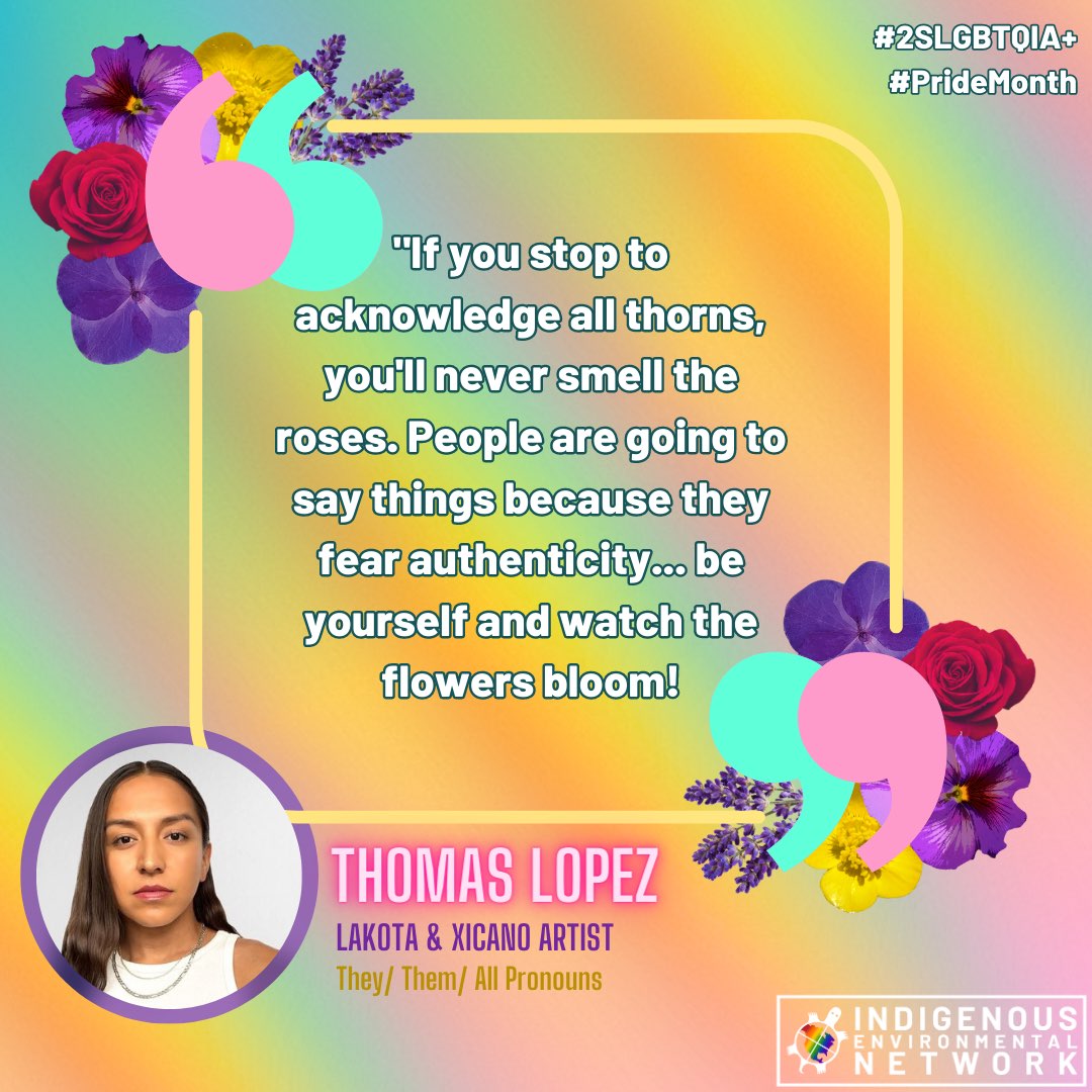 Even though #PrideMonth is coming to a close, every day is PRIDE! 🏳️‍🌈 2SLGBTQIA+ relatives remind us to be our most authentic selves, unapologetically! Let us continue celebrating, respecting, and making space for queerness in our homes, communities, and movements.