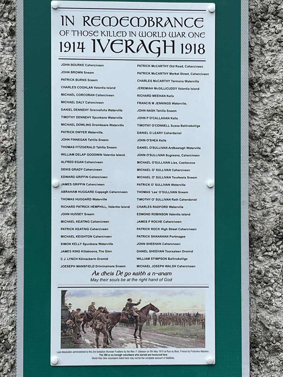 Great War Memorial in Sneem, Kerry <a href="/LestSligo/">Lest Sligo Forgets</a> <a href="/RBL_Ireland/">Royal British Legion Republic of Ireland</a> <a href="/MNugentResearch/">WW1 Research Ireland</a> <a href="/irelandbattles/">The Irish at War</a>
