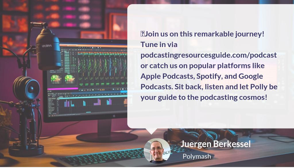 polymash's tweet image. Announcing the Podcasting Resources Guide Companion Podcast
▸ lttr.ai/ADc9y

#TextToSpeech #podcastingresources #seokeyword #ChatGPT #AI #IndustryInsights #InteractiveChats #Podcasting #DiscoverTools