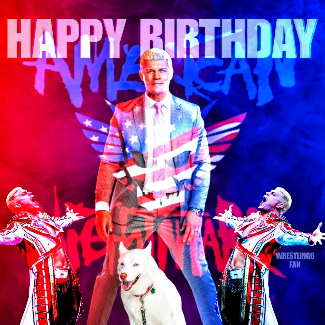 Happy 38th Birthday to Cody Rhodes!!  