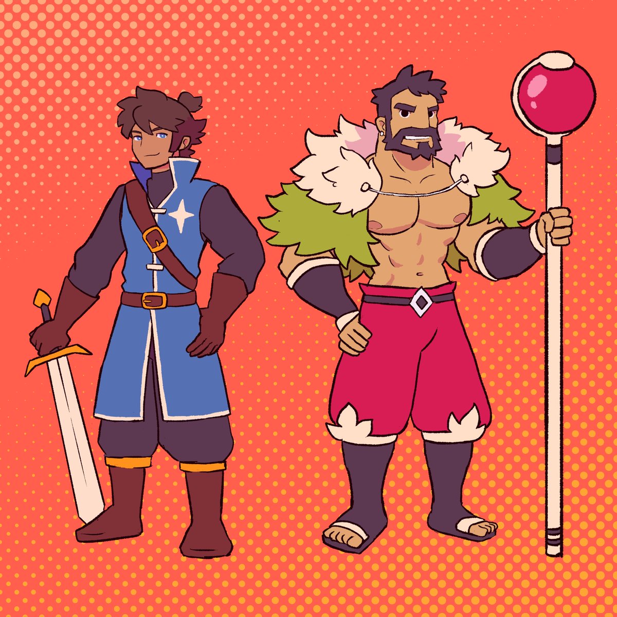 PerroComics's tweet image. Hero and healer ⚔️🛡️✨