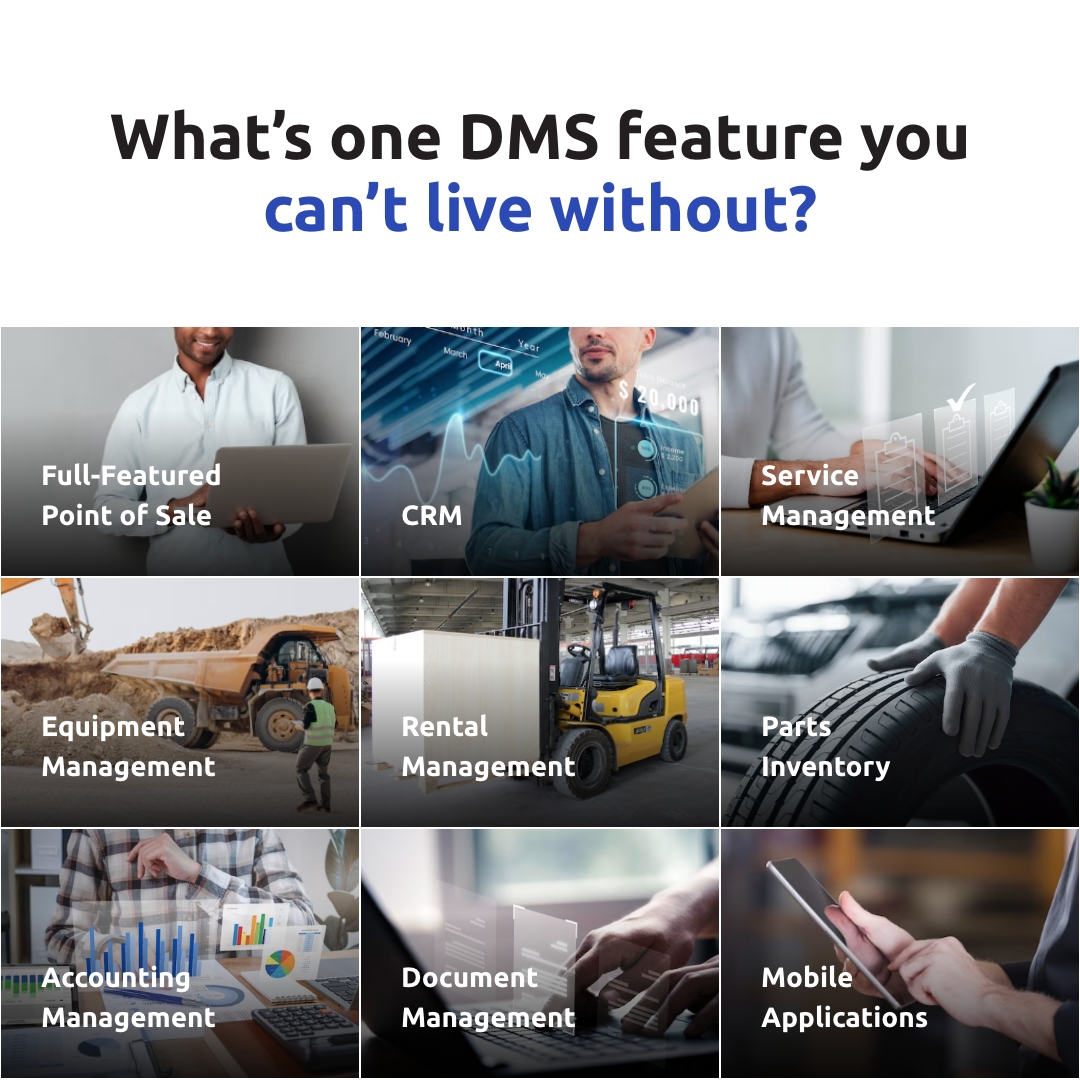 SoftbaseSystems's tweet image. Which features are essential for your dealership&apos;s smooth operation, ones you simply can&apos;t do without?

Reply to this tweet! 

#softbase #softbasesystems #DMS #dealershipmanagment #dealership