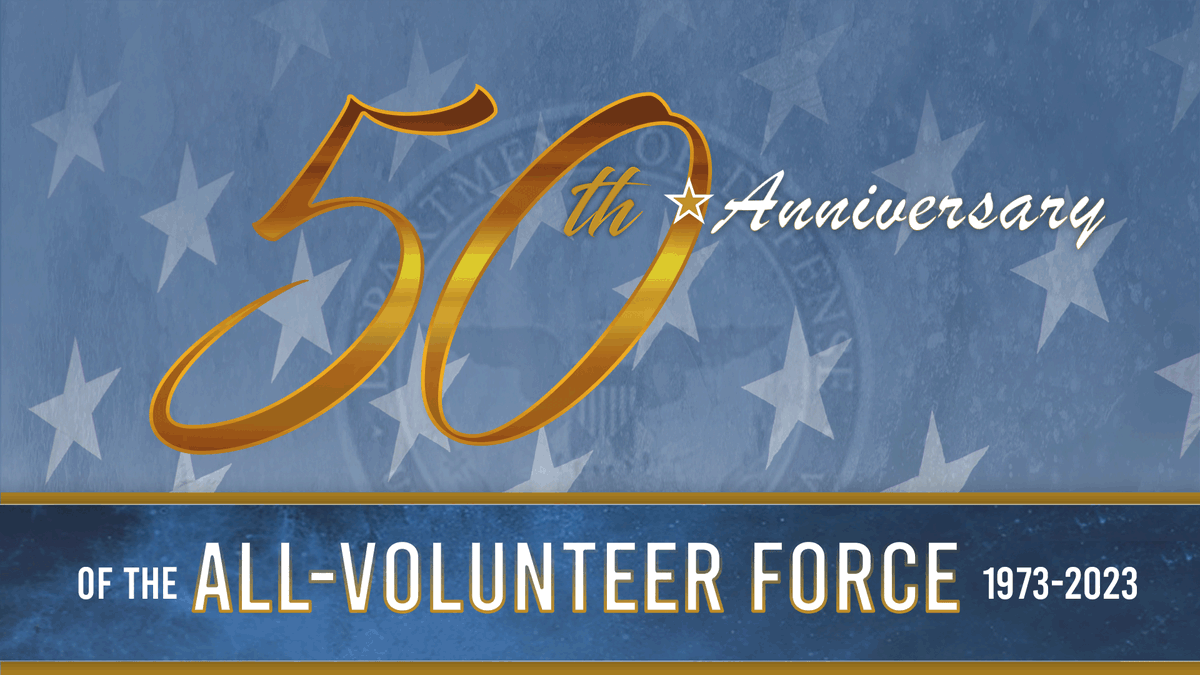 For over 50 years, millions of Americans have served in the all-volunteer force; after the draft & the military returned to its all-volunteer roots in 1973. We celebrate this moment by celebrating the brave men and women making up the DoD. #WhyWeServe defense.gov/News/Feature-S…
