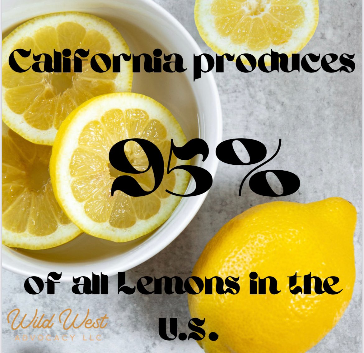 Happy Ag Fact Friday!

As obnoxious as I find so much of the politics and regulations in California, that state is so important to agriculture in our nation! 

“When California gives you lemons, make lemonade” or whatever that saying is.