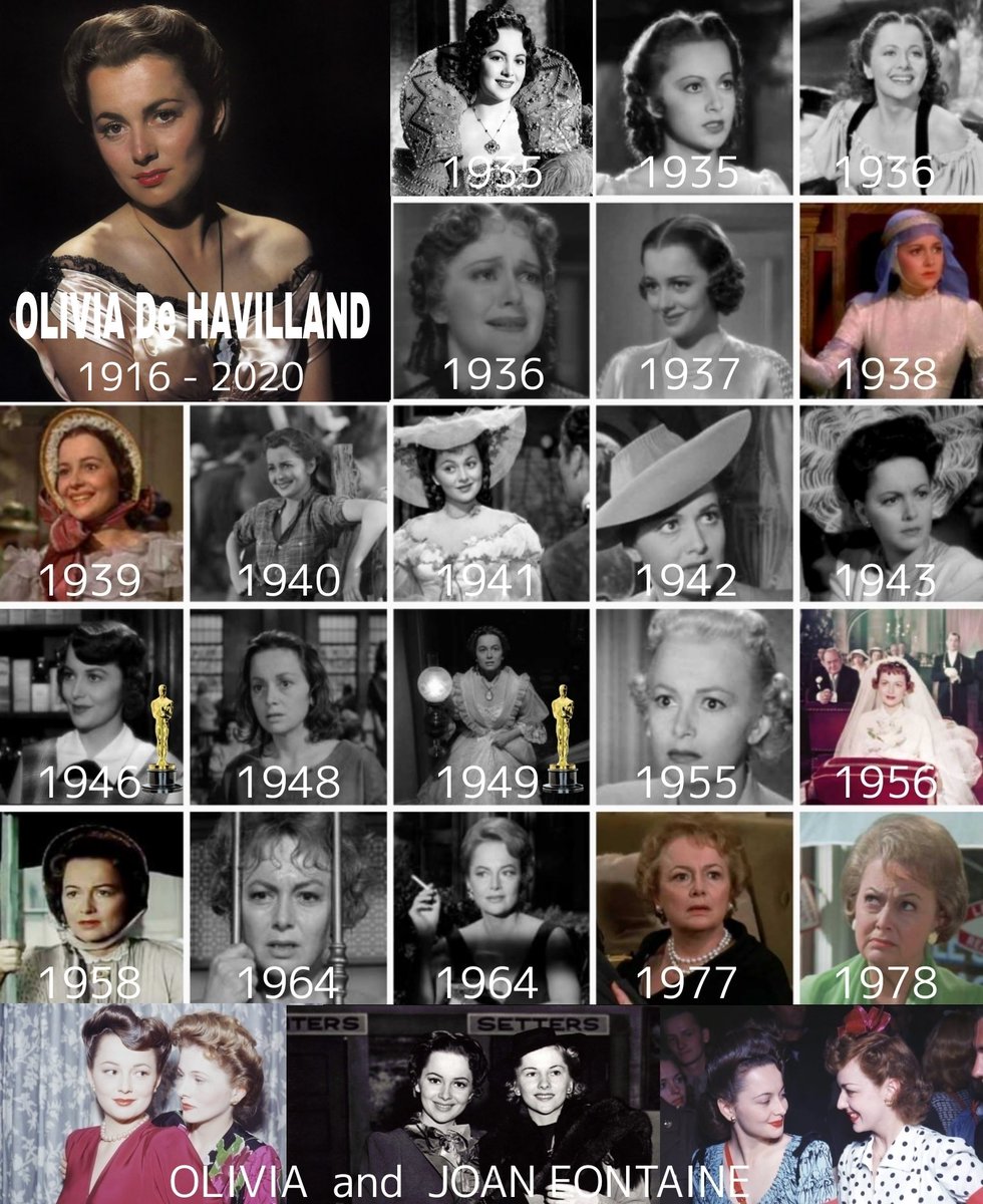 7月 1日 (1916)
オリヴィア・デ・ハヴィランド生誕日
ハリウッド史上最強姉妹…
のお姉様…

…私見です…
#OliviaDeHavilland
#BornOnThisDay #sisters
