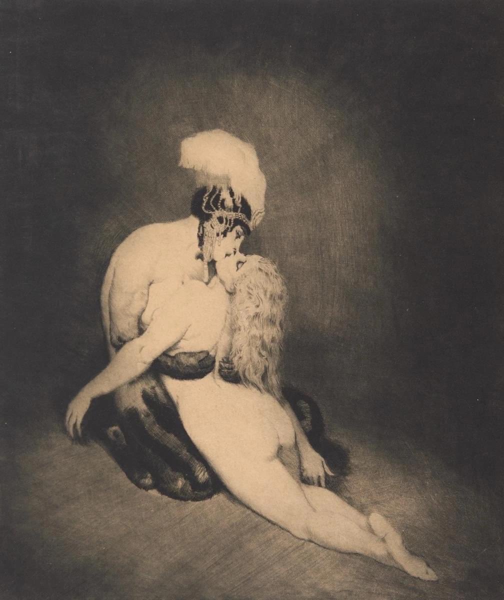 Norman Lindsay, Desire, 1919 (Etching)