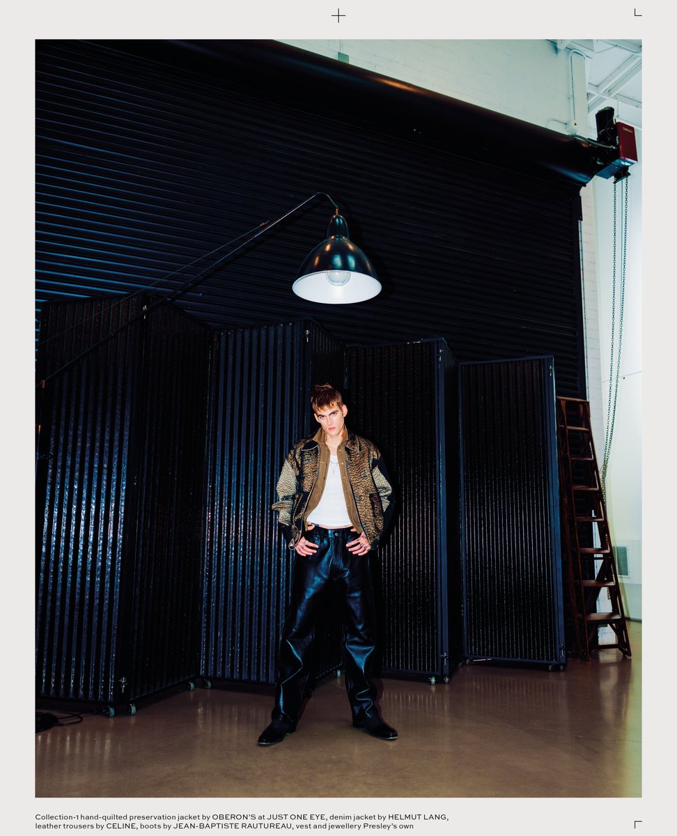 JustOneEye's tweet photo. Presley Gerber photographed at Just One Eye for the new summer issue of SID Magazine. ⁠
⁠
See more at https://t.co/fwR9hEynvK
⁠
⁠
⁠
#JustOneEye @sidmagazine #SIDmagazine @presleygerber #presleygerber https://t.co/ZMfM5fFq4h