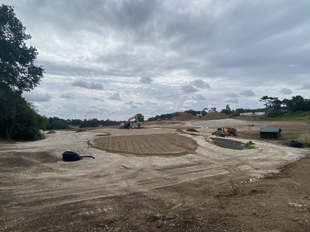 Nearly there with our our new chipping area here a Burnham Beeches Golf Club