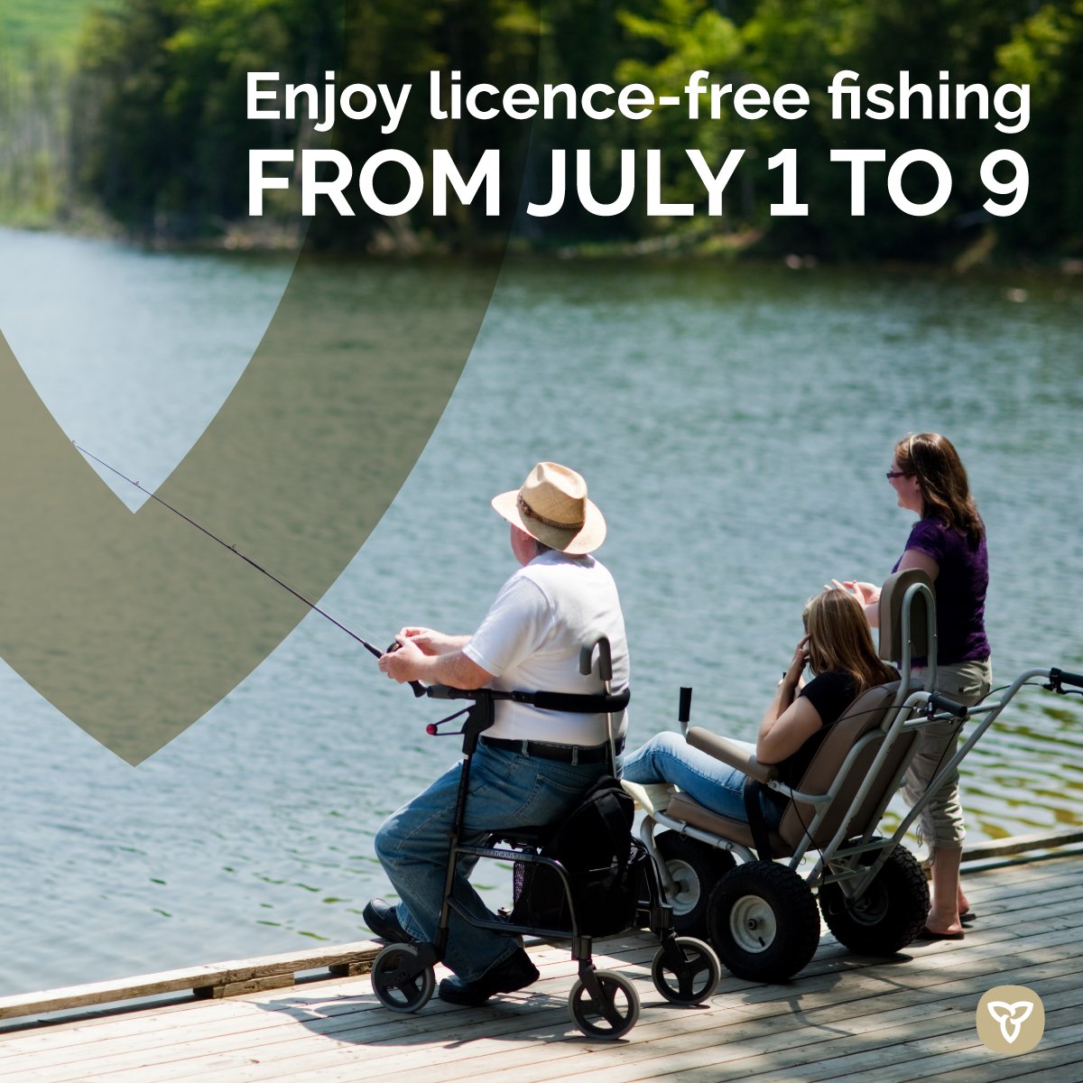 They say the best things in life are free! From July 1 - 9, celebrate Ontario Family Fishing Week with licence-free fishing! 🎣 🐟

Make sure to check the Guide to Eating Ontario Fish to get safe fish consumption advice before heading out. ontario.ca/page/guide-eat…