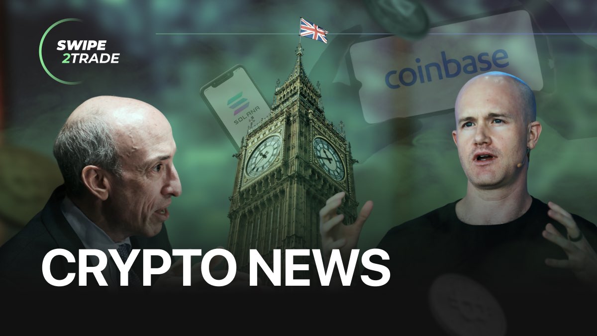 The week's biggest crypto stories:
🔥Coinbase Layer 2 Network base close to mainnet launch 
🔥Solana's Cardinal shuts down 
🔥Coinbase seeks dismissal of SEC suit 
Follow us for the latest news from the crypto world and updates from the Swipe2Trade project!