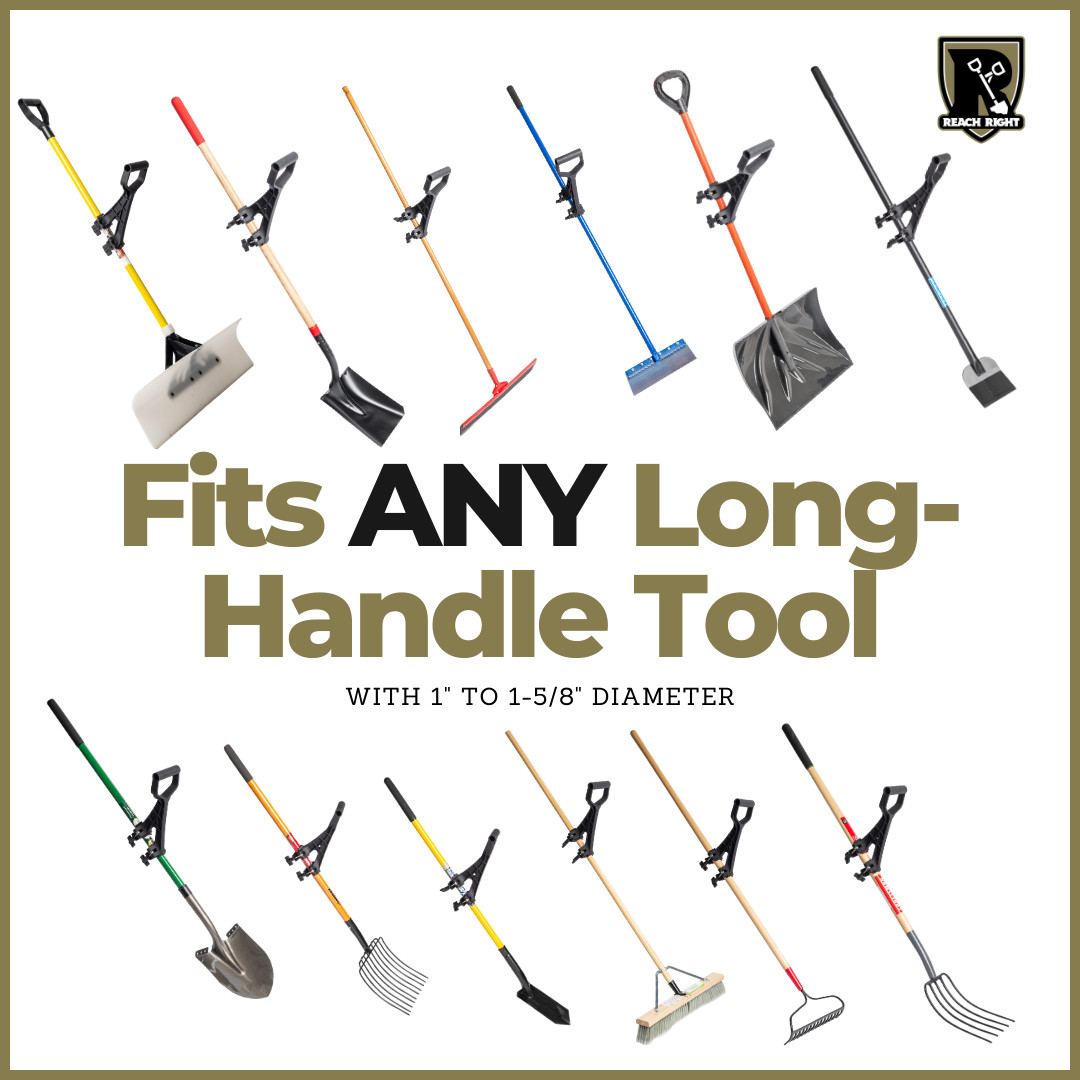 Our tool isn't just for shoveling snow. It's designed to fit ANY long handles between 1 to 1-5/8 inches in diameter, making it the perfect addition to all your seasonal routines!

Get yours today!

📌 reachrightusa.com

#ReachRight #ExtendYourReach #OrderNow