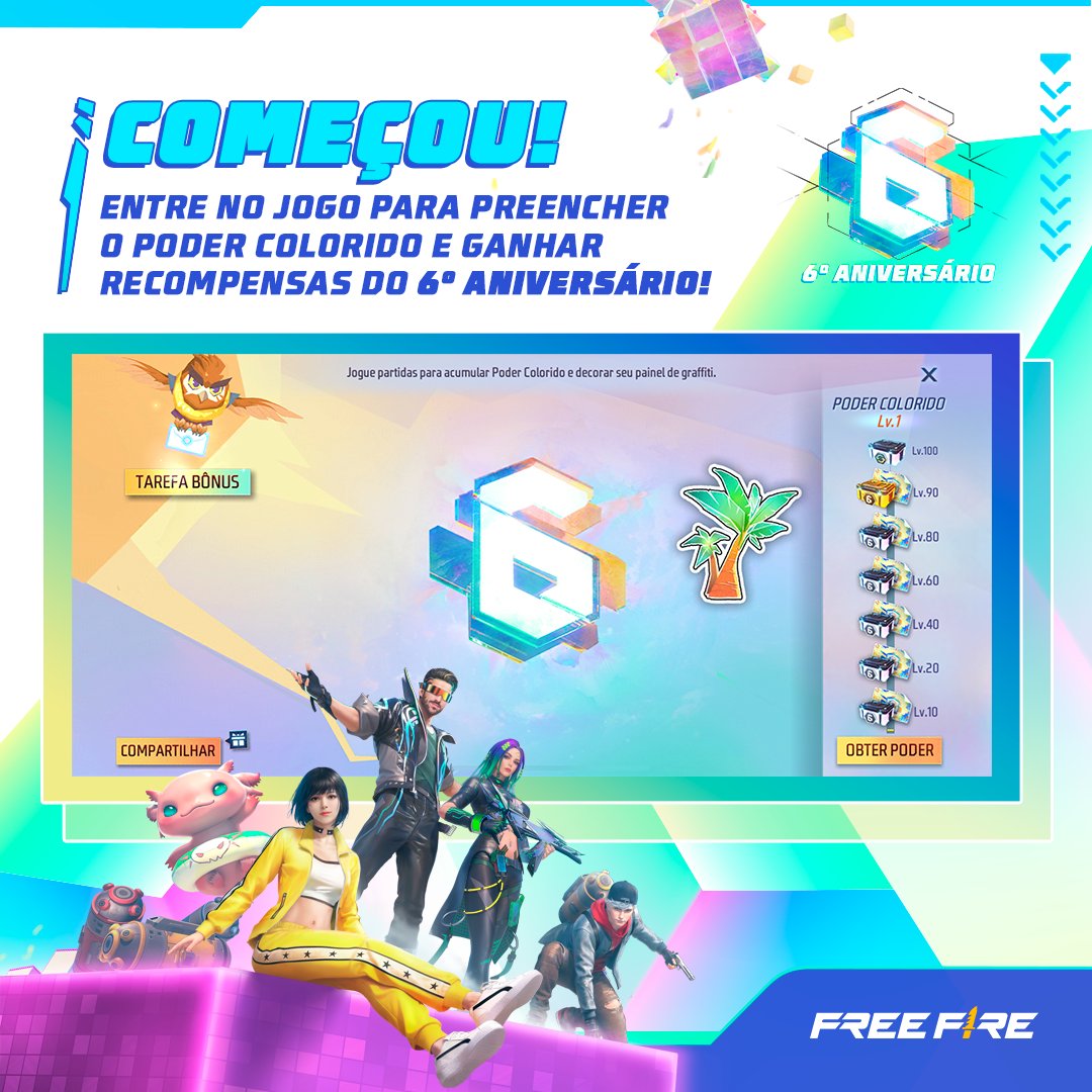 Aniversário Free Fire: veja a data, recompensas e mais