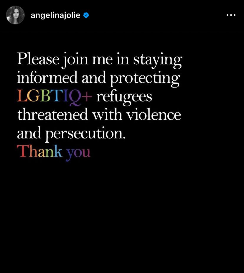 #LGBTIQ+ #PRIDE #PrideMonth #supremecourtdecision #AngelinaJolie