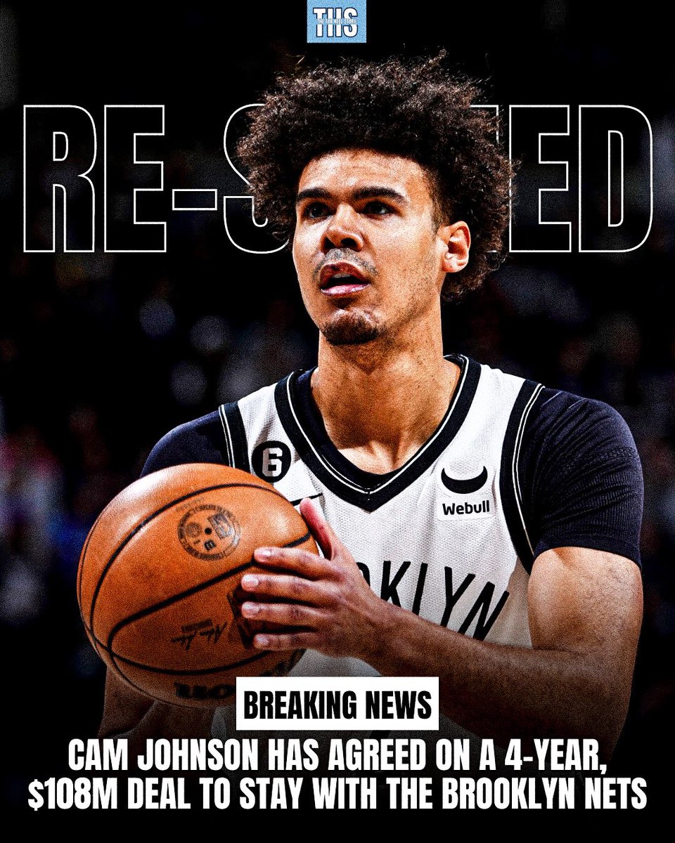 🚨 BREAKING: Cam Johnson has agreed to a 4-Year, $108M DEAL with the Brooklyn Nets! 🔥🔥