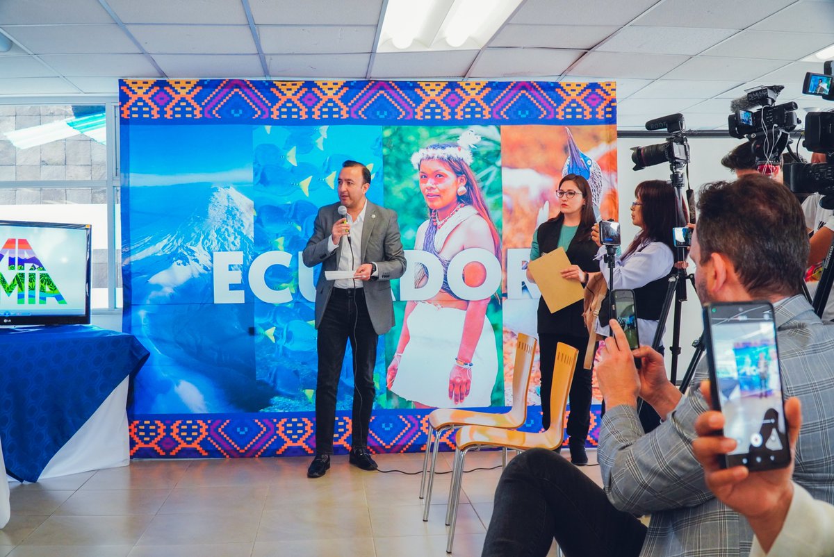 TurismoEc's tweet photo. Hoy se realizó el lanzamiento de la campaña digital “Amazomía", una iniciativa del @Comagaec, gobiernos locales de la Amazonía y que cuenta con el apoyo de este Ministerio, para impulsar los atractivos turísticos, gastronomía y cultura de la región amazónica del Ecuador.🇪🇨 🧵 https://t.co/HbBlk7Hli4