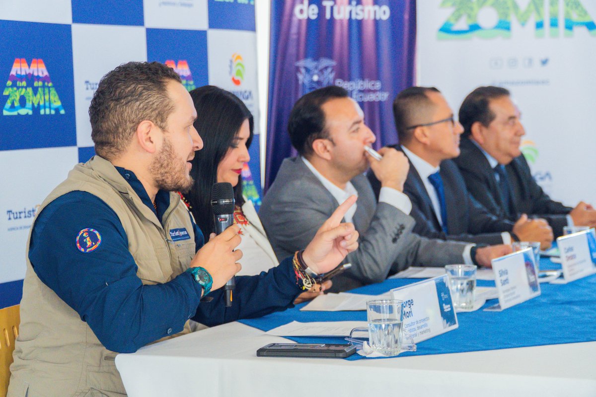 TurismoEc's tweet photo. Hoy se realizó el lanzamiento de la campaña digital “Amazomía", una iniciativa del @Comagaec, gobiernos locales de la Amazonía y que cuenta con el apoyo de este Ministerio, para impulsar los atractivos turísticos, gastronomía y cultura de la región amazónica del Ecuador.🇪🇨 🧵 https://t.co/HbBlk7Hli4