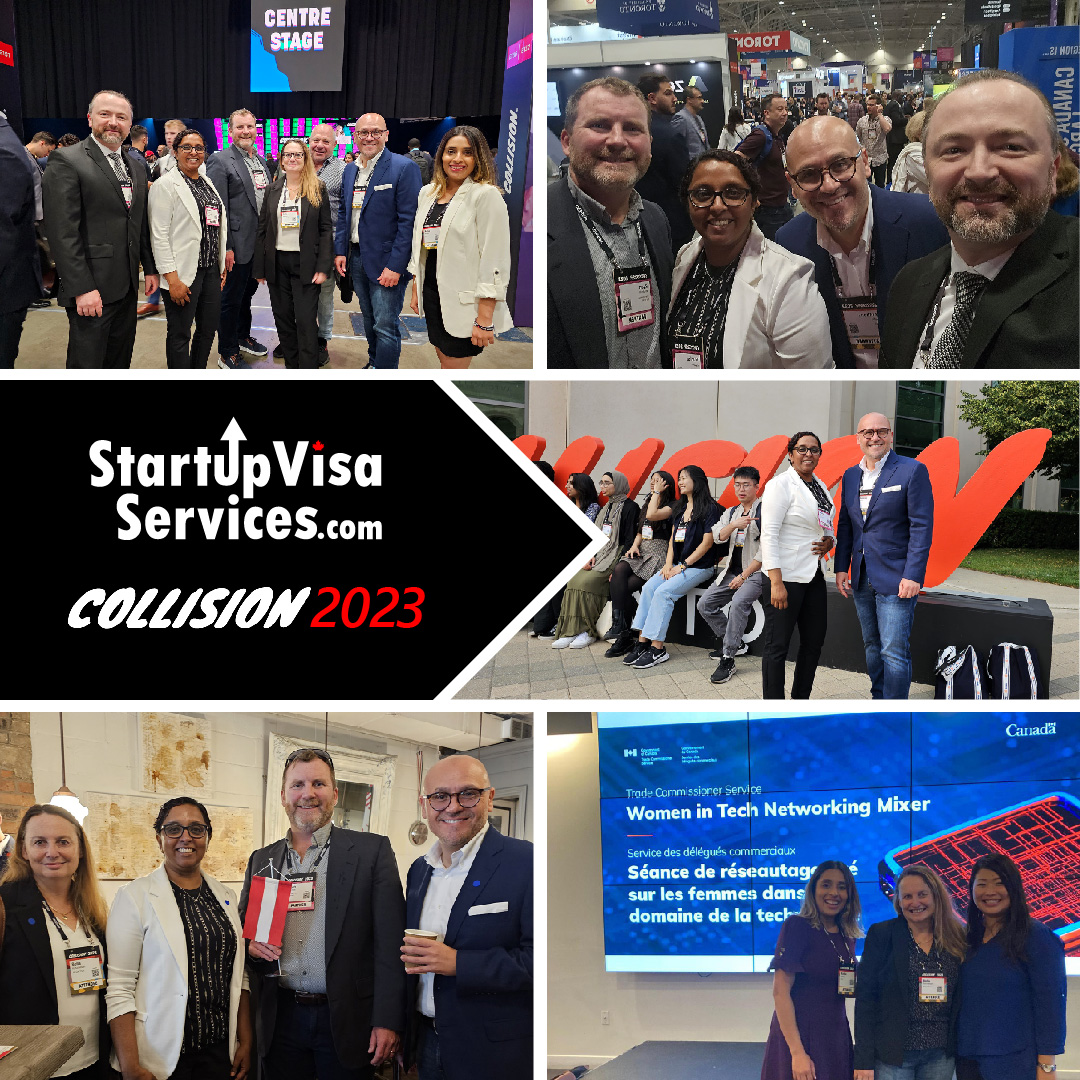 suvservices's tweet photo. Highlights from #CollisionConf - an incredible week celebrating innovation and entrepreneurship globally!! As Sean Fraser said… Canada is a top destination for innovation & growth
#StartupVisa #StartupVisaCanada #SvsTeam #CanadaImmigration #SVSSUV #entrepreneurs #StartupExperts https://t.co/GH2Vf4YyWz