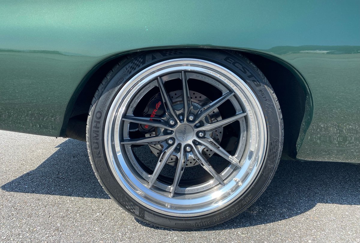 ForgelineWheels's tweet photo. Norwegian unicorn. Frode’s #protouring #chevy #chevelle might be the only American classic cruising Norway on #forgeline #AL307! https://t.co/8oaohqn8gu https://t.co/SiNIxTSYsi