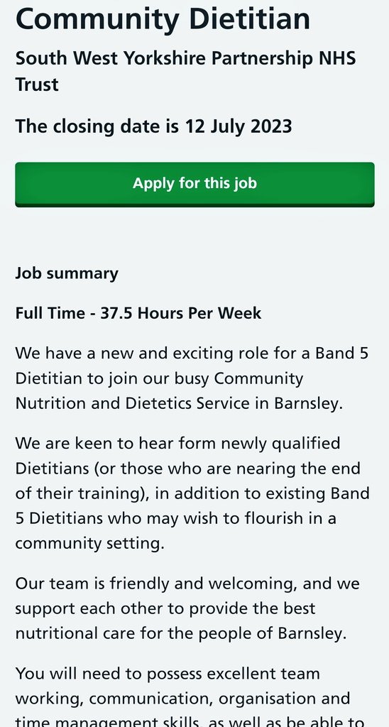 Barnsley AHPs tweet media