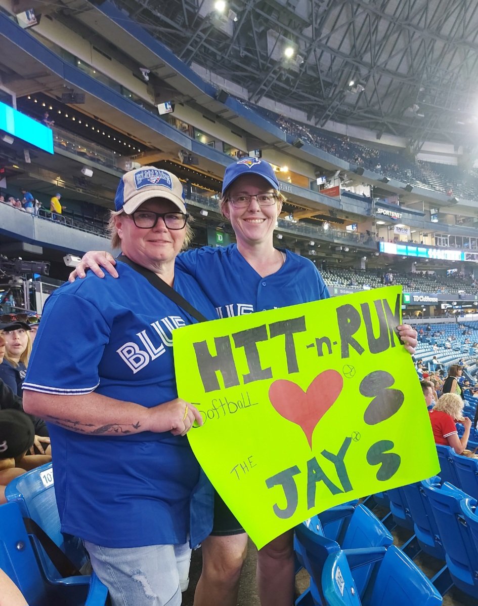 Cape Breton representing..... Beth &amp; Jo's 1st game!  #NextLevel