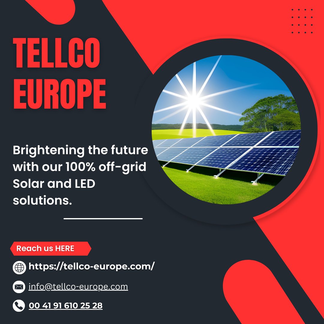 tellco-europe.com

#OffGridSolarLED #SustainableLighting #RenewableEnergySolutions #SolarPoweredLiving #LEDLightingSolutions
