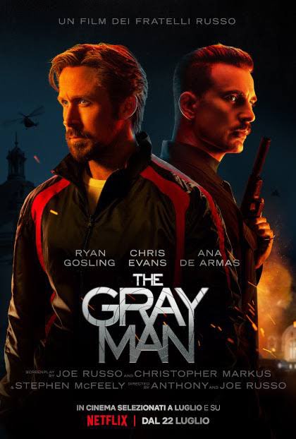 Ryan Gosling en favori aktörlerimden biri değil ama The Gray Man’e (2022) yakışmış. Marvel yönetmenlerinden Anthony ve Joe Russo kardeşlerin bu yapımına Ana de Armas, Chris Evans ve Billy Bob Thornton da çok iyi gitmiş. Ben filmi çok sevdim de bildireyim dedim. 😊