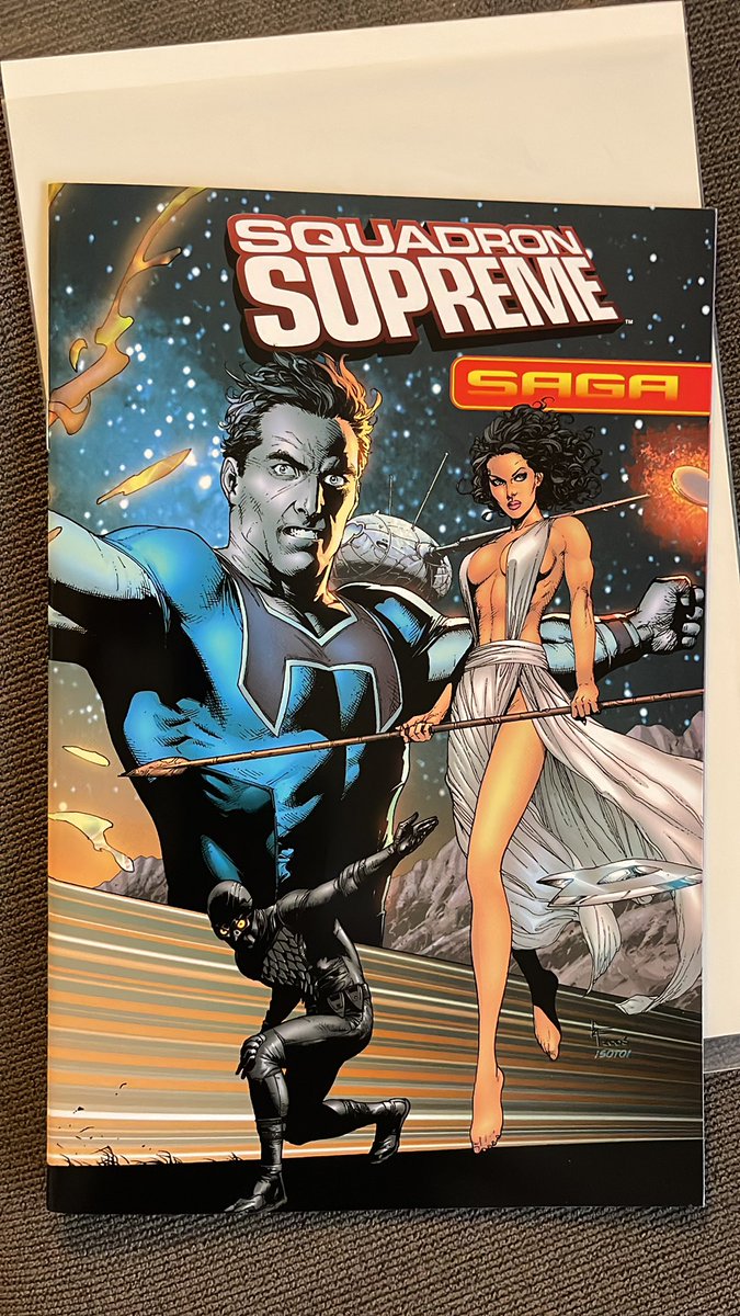 rholmes0520's tweet image. TGIF gang!  The first pull is Squadron Supreme Saga!  Awesome Gary Frank cover! A recap of the Supreme Power series which leads into the Squadron series… #MarvelComics #shortbox