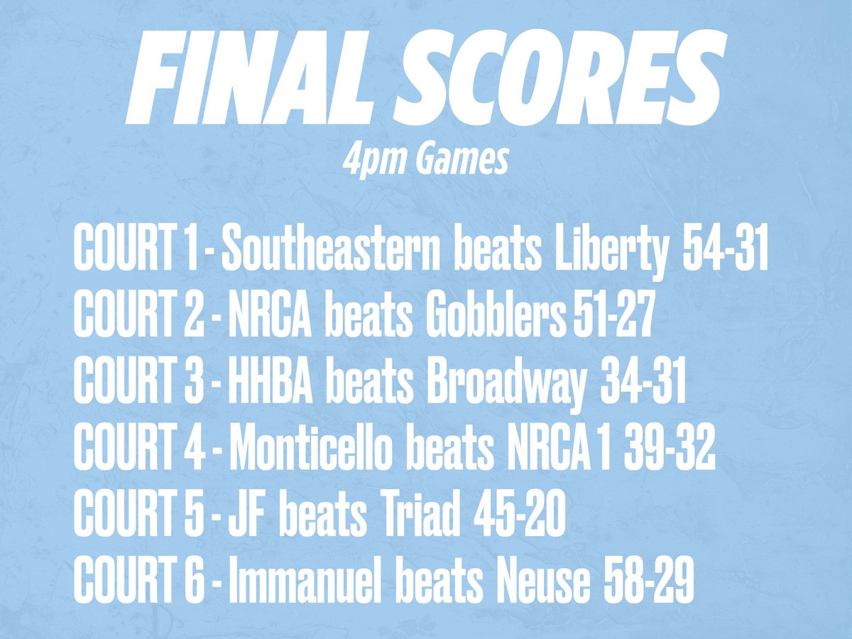 Recaps from a STACKED afternoon 🔥