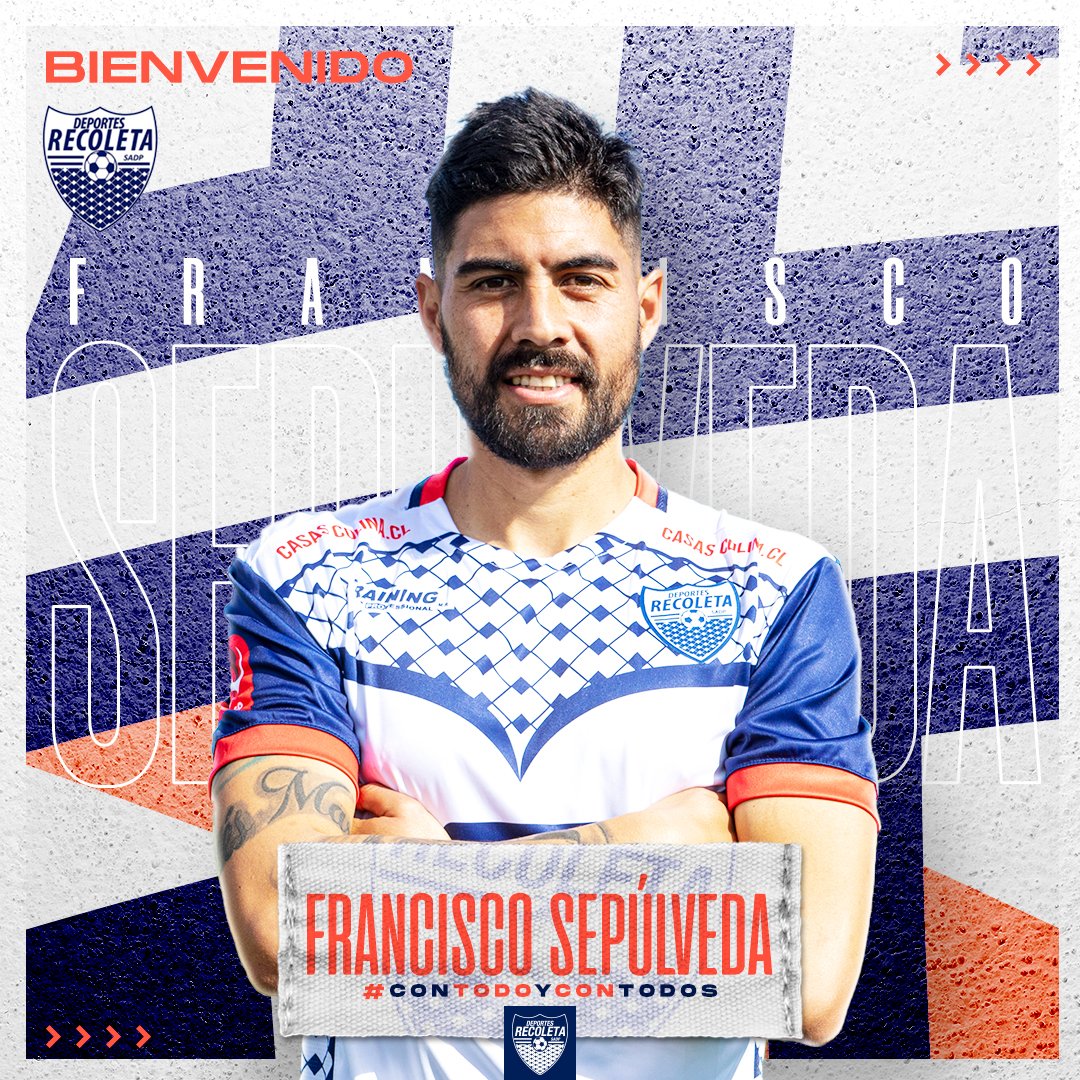 ¡Bienvenido al Reco !💙🤍 Francisco Sepulveda (@figosepulveda )⚽️ Él experimentado central conocedor de la categoría llega para esta segunda rueda a reforzar nuestra defensa. La Familia Recoletana te brinda una gran acogida y esperamos que seas muy feliz en tu nueva casa!