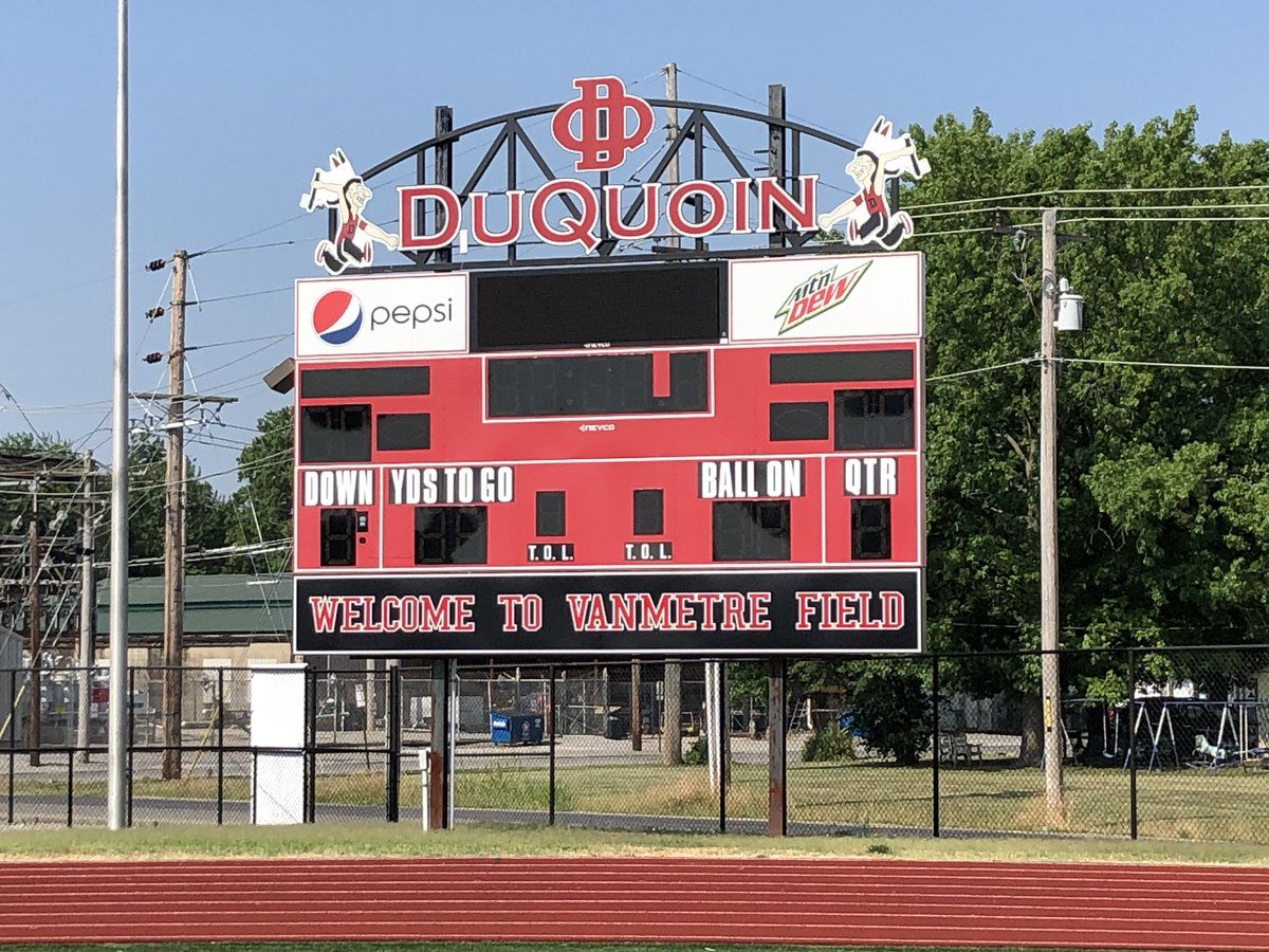 Great stop today at Van Metre Field in Du Quoin! A fantastic football and baseball stadium, the home of <a href="/duquoinindians1/">Du Quoin Indians Athletics</a>!