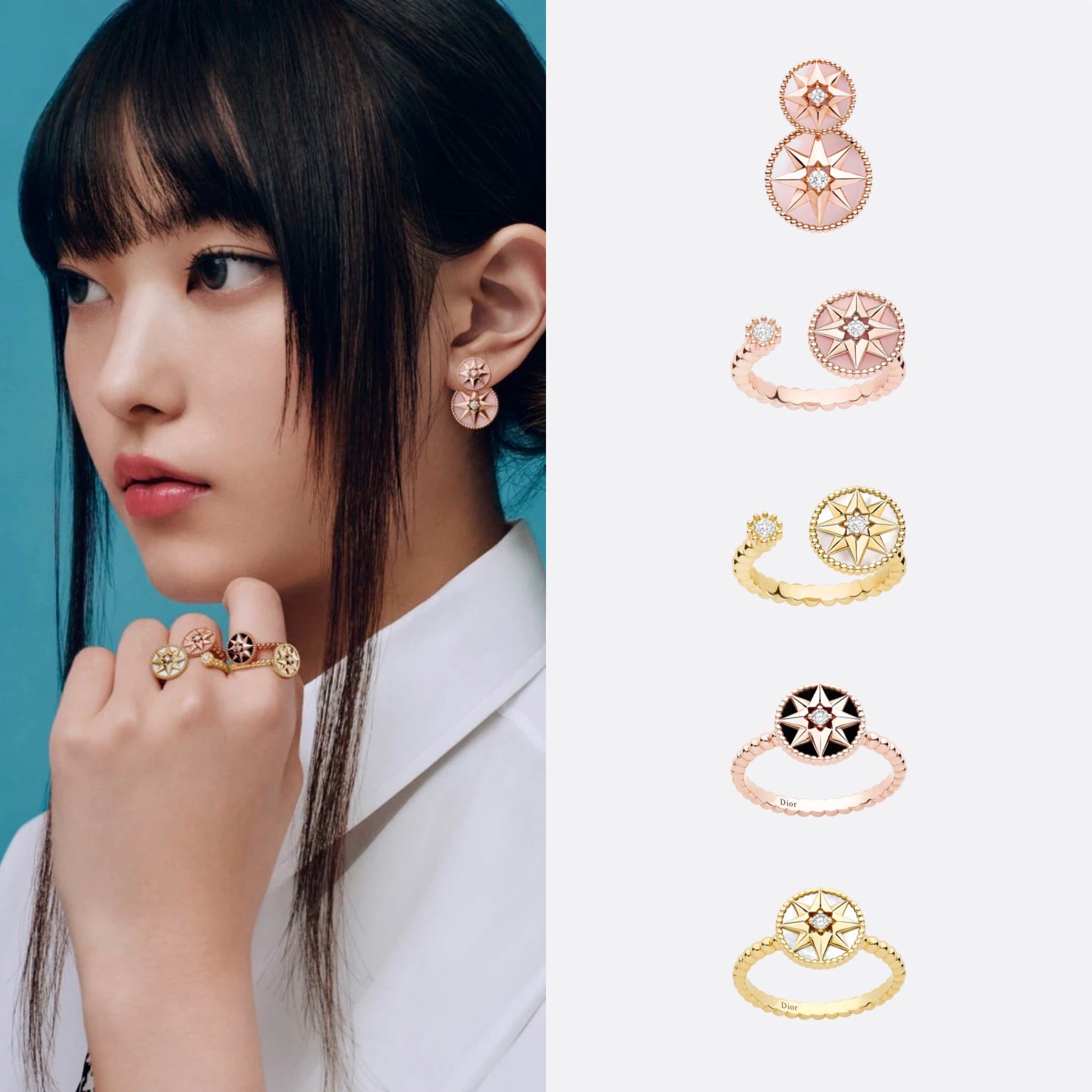 Rose Des Vents Earrings