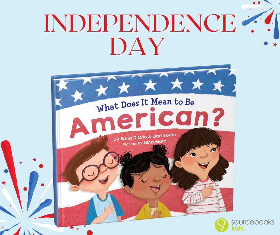 What does it mean to be American? Does it mean you like apple pie or fireworks? Not exactly...

What Does It Mean to Be American? by Elad Yoran and Rana Diorio, Illustrated by Nina Mata

<a href="/EladYoran/">Elad Yoran</a> <a href="/ranadiorio/">Rana DiOrio</a> @msbeautifique