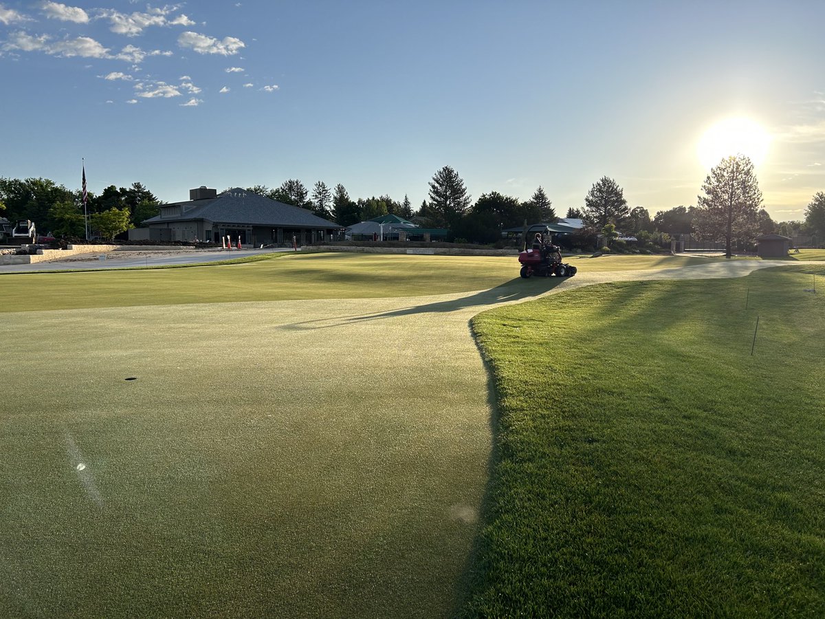 bouldergrounds's tweet image. Haven’t posted in a while, all is good at BCC.  Opened the new putting green today, excited for how the new amenity turned out!