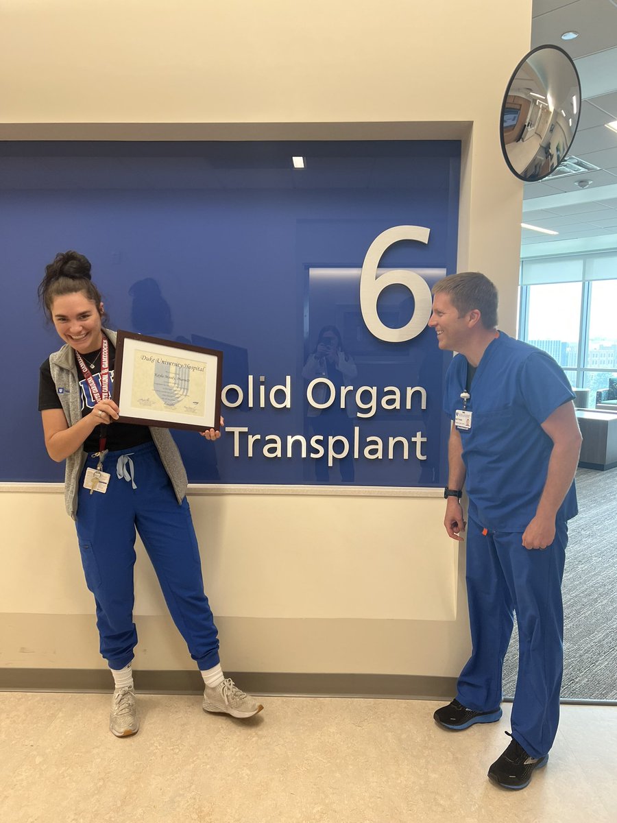 Big congrats to Kayla Moody on finishing her PGY2 residency.  Luckily she isn’t going far as she is staying on to be one of our heart transplant pharmacists. Thanks to our P4 student <a href="/ShanaKatz_rx/">Shana Katz, PharmD</a>  for taking the pics.