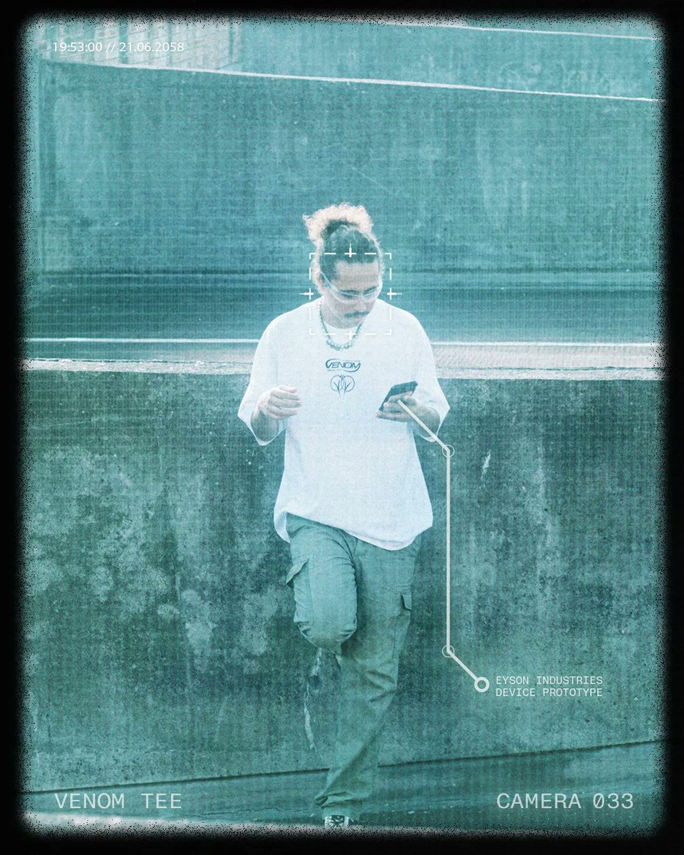 Eyson Venom Tee. Dropping July 8th.

#streetwear #ootd #y2k #undergroundfashion