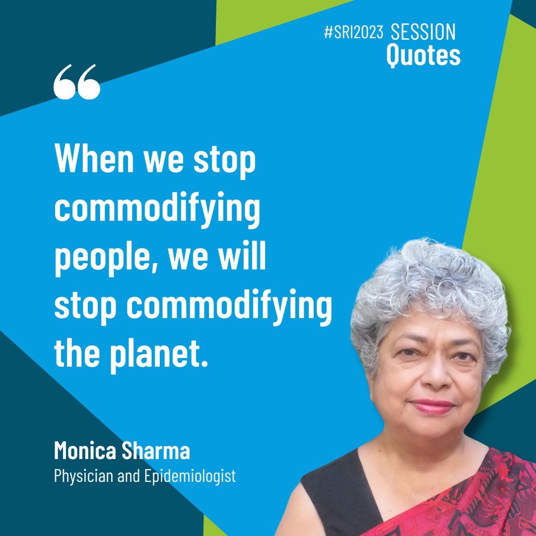 Quotes of the day from the #SRI2023  👉 Closing Plenary on: Reaching Planetary Solidarity 🌱 

#SustainableAction 

@FutureEarth @Belmont_Forum  @IAI_news @senacyt