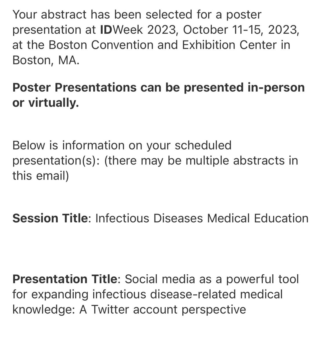 We are going to Boston!  #IDweek2023 🙌 #IDtwitter