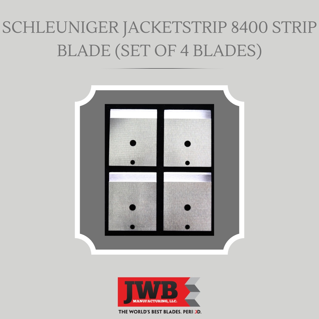Schleuniger Jacket Strip 8400 Strip blades 🎉 made to precision standards from specially selected tool steel.
These blades are sold in a set of 4 blades.  OEM #JS4-0002

Purchase Link:
bit.ly/SCHJWB8400