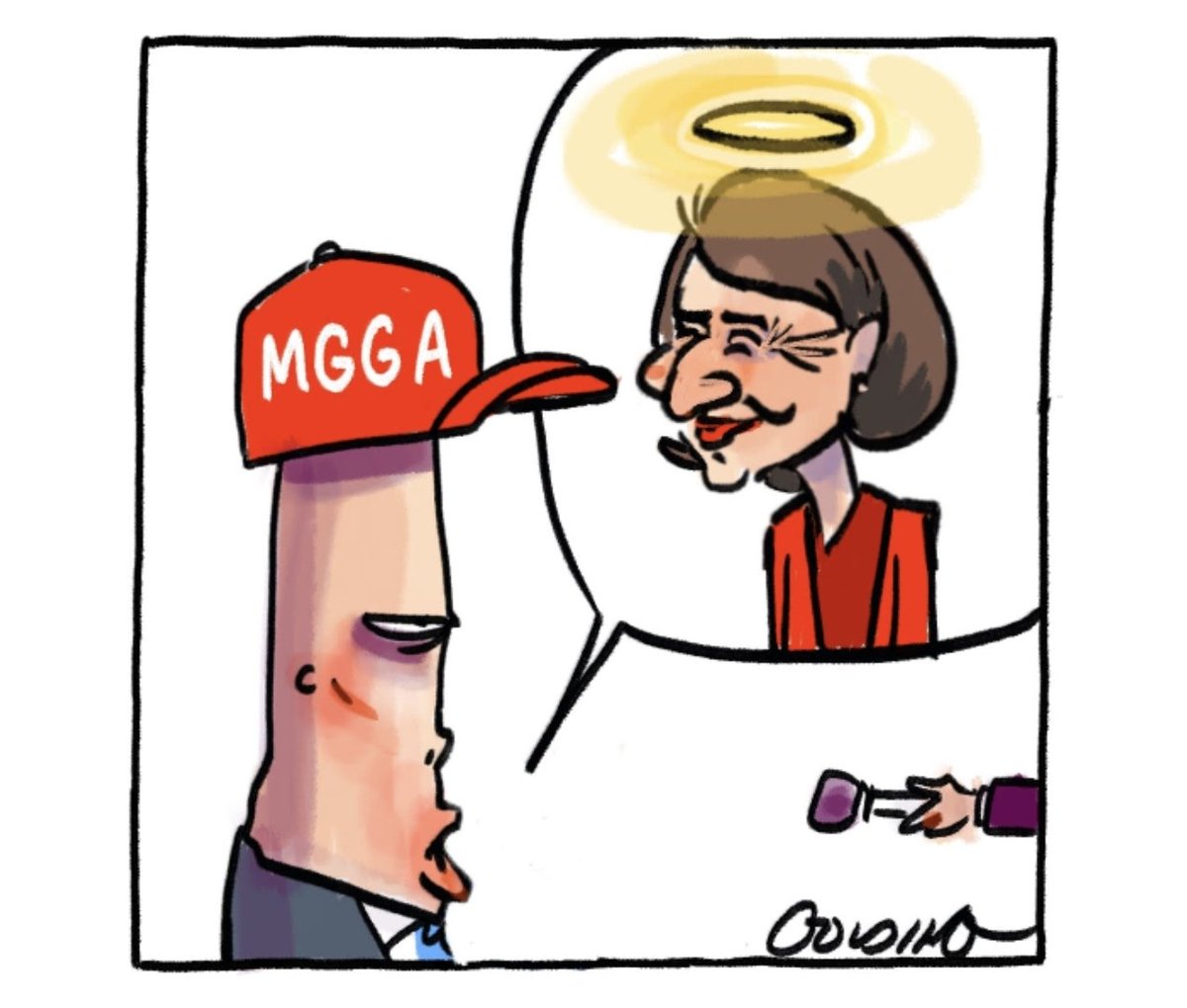 GoldingCartoons's tweet image. One-eyed Gladys supporters. #ICACReport @theage