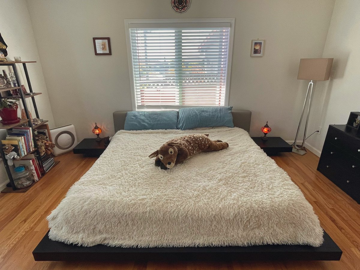 New bed looking good! Cedar seems to like it too. Who wants to come get a closer look? 😉