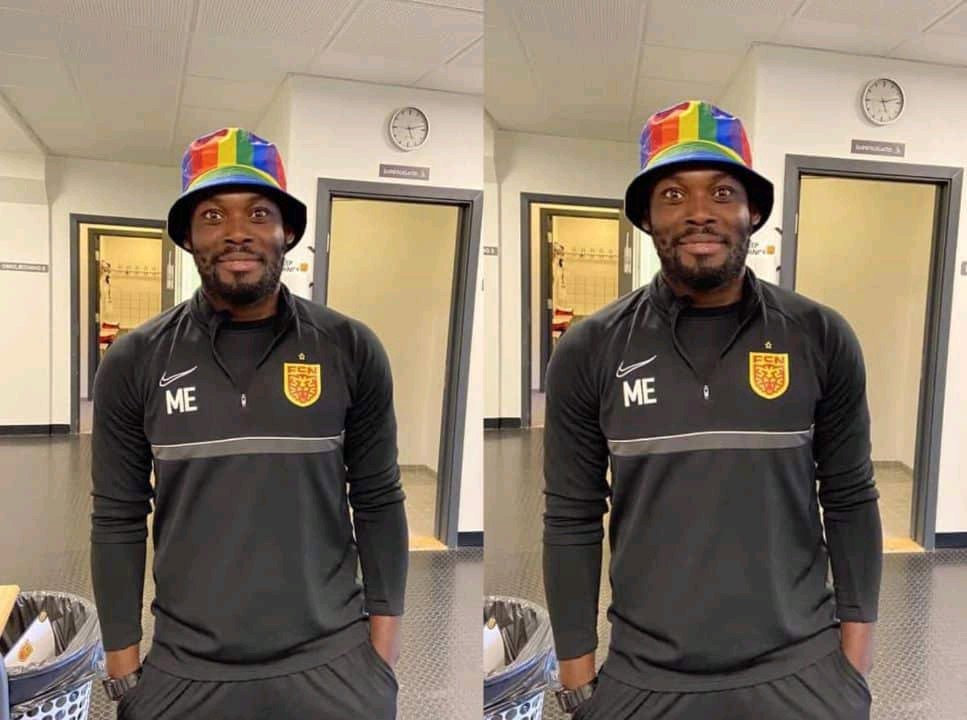 azusime_michael's tweet photo. People should inform @MichaelEssien to stay wherever he is and not to return to Ghana.
#NoToLGBTQ+ https://t.co/UN0haoJyc8