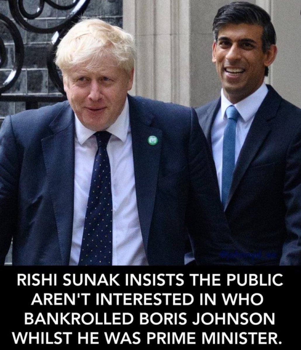 23Bojo34455's tweet photo. @RishiSunak was part of @BorisJohnson secret 250 club where donors paid £250,000 to get access to the PRIME MINISTER AND CHANCELLOR!

#corruption 
#GeneralElectionNow 
@Keir_Starmer 
@AngelaRayner 
@RachelReevesMP 
@labour 
@LibDems 
@LondonEconomic 
@ByDonkeys 
@PoliticsJOE_UK https://t.co/7HO96QTkPE