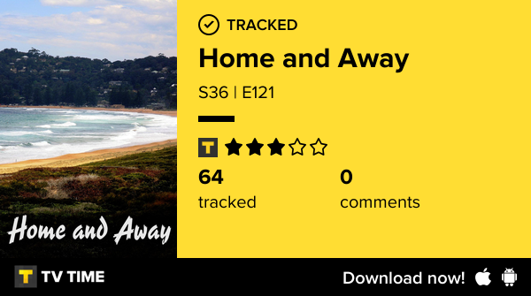Sarah_L_King's tweet photo. I've just watched episode S36 | E121 of Home and Away! https://t.co/KZ5JIlbi1r #tvtime https://t.co/wC6b13Jq2t