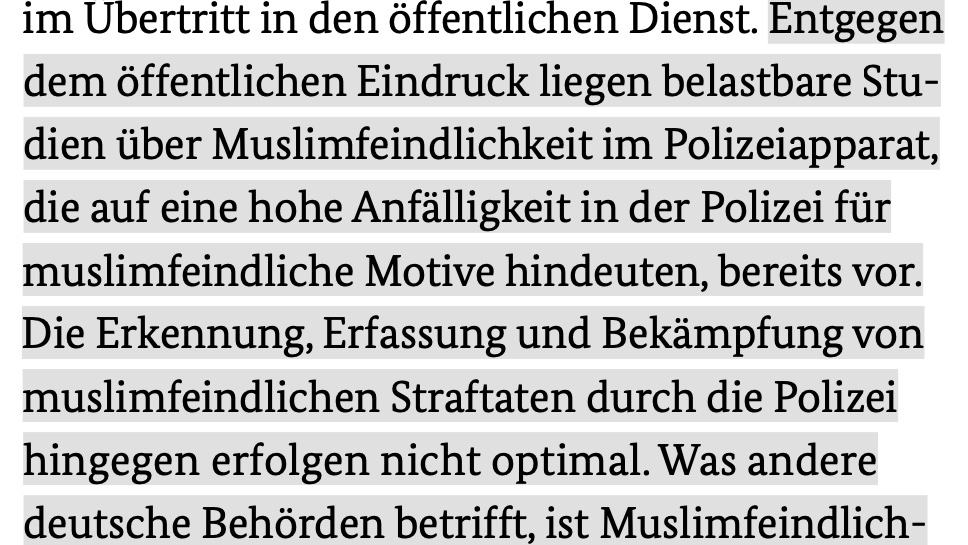 Dergoran's tweet photo. Bericht des Unabhängigen Expertenkreises Muslimfeindlichkeit.
Bin noch nicht vollständig Durch, doch manche Sätze erfreuen mich zumindest soweit, dass sie mit wissenschaftlichem Selbstverständnis formuliert werden. https://t.co/0BYTisvZaS