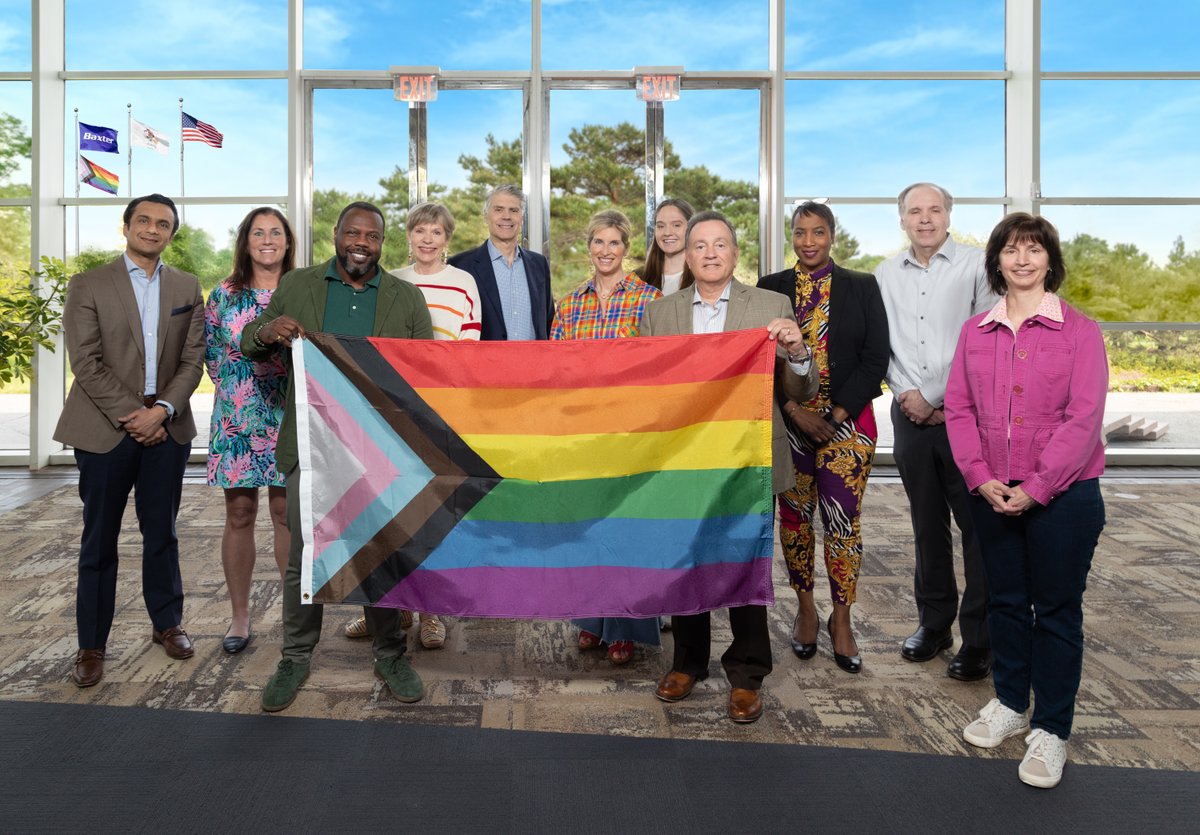 baxter_intl's tweet photo. While #PrideMonth is ending, Baxter celebrates pride and unity and supports the LGBTQIA+ community and allies year-round. Fostering an inclusive and diverse culture is critical to advancing our Mission to Save and Sustain Lives. #AllInclusive #ThisIsWhere #LifeAtBaxter https://t.co/Vc9qUAlY69