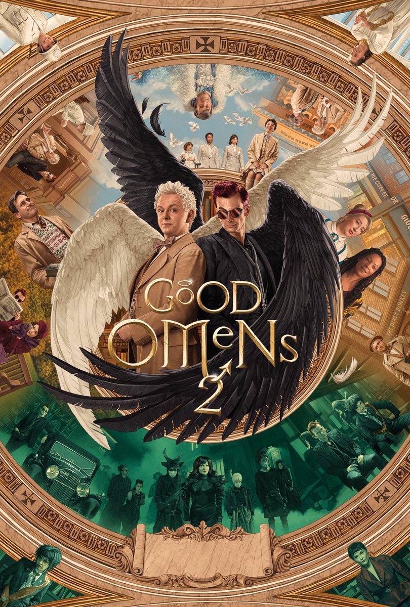 I’m excited to share new official artwork for season two of Good Omens <a href="/GoodOmensPrime/">Good Omens</a> on Amazon Prime! A big thank you to @AmazonStudios and <a href="/neilhimself/">Neil Gaiman</a> for having me back for this new season. I’m counting the days until the premier on July 28th!